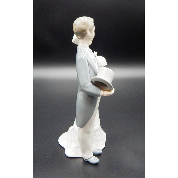 Lladro Spain Wedding Couple Bride & Groom #4808 Cake Topper Figurine - Picture 4 of 11